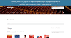 Desktop Screenshot of footlight.com